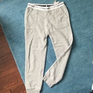 Calvin Klein Gray Sweatpants Size M